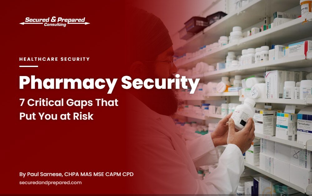 Pharmacy security for controlled substances on pharmacy shelves