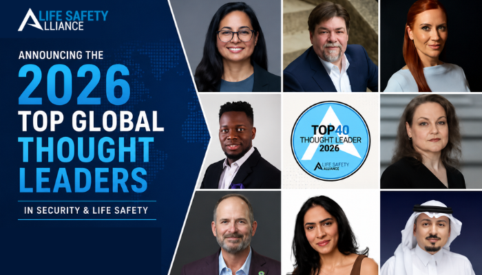 Life Safety Alliance Reveals 2026 Global Thought Leaders in Security